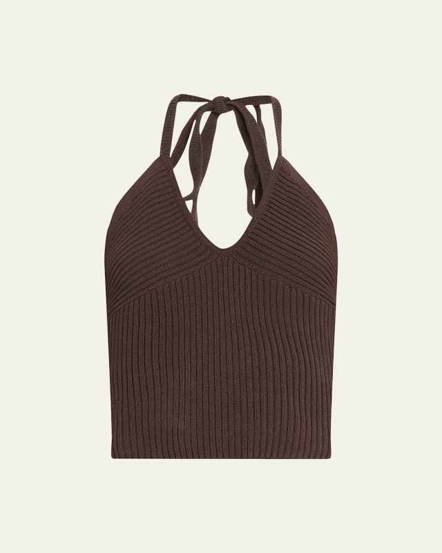 Tie Halter Sweater